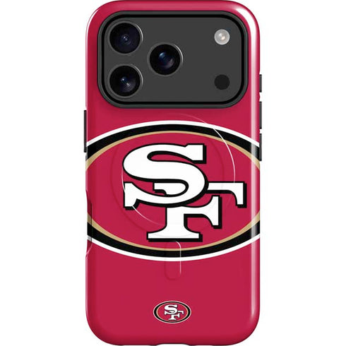NFL San Francisco 49ers Large Logo iPhone 17 Pro Max Magsafe Impact Case