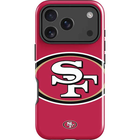 NFL San Francisco 49ers Large Logo iPhone 18 Pro Max Impact Case