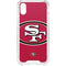 NFL San Francisco 49ers Large Logo iPhone XS Clear Case