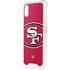 NFL San Francisco 49ers Large Logo iPhone XS Clear Case