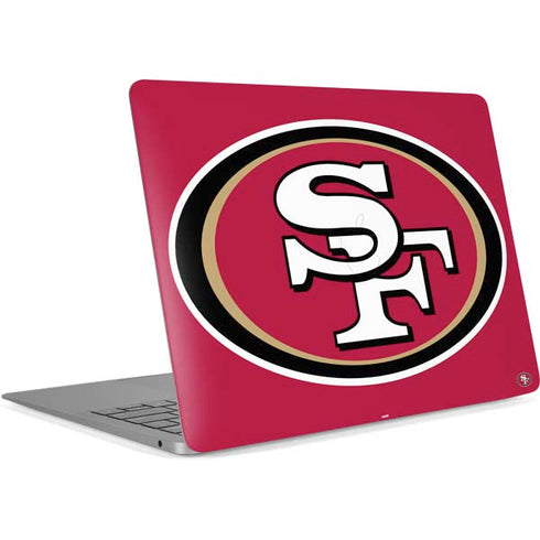 NFL San Francisco 49ers Large Logo Apple MacBook Air Skin
