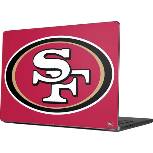 NFL San Francisco 49ers Large Logo Apple MacBook Pro 14-inch Skin