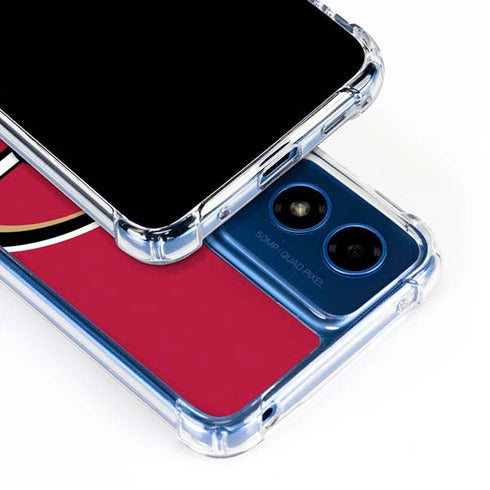 NFL San Francisco 49ers Large Logo Moto G 5G (2024) Clear Case