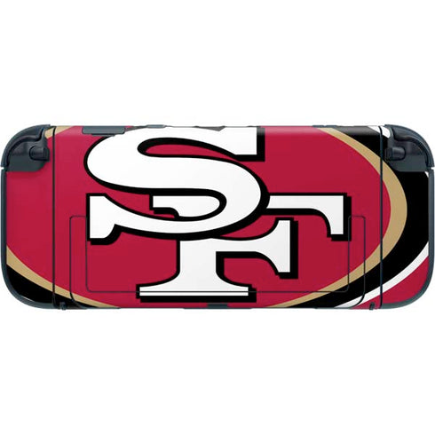 NFL San Francisco 49ers Large Logo Nintendo Switch 2 (2025) with Joy-Con Skin