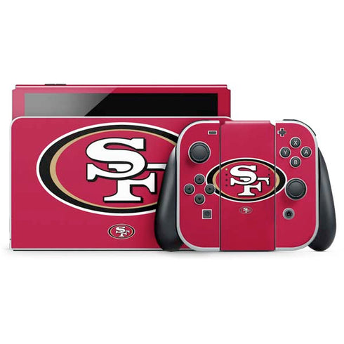 NFL San Francisco 49ers Large Logo Nintendo Skins