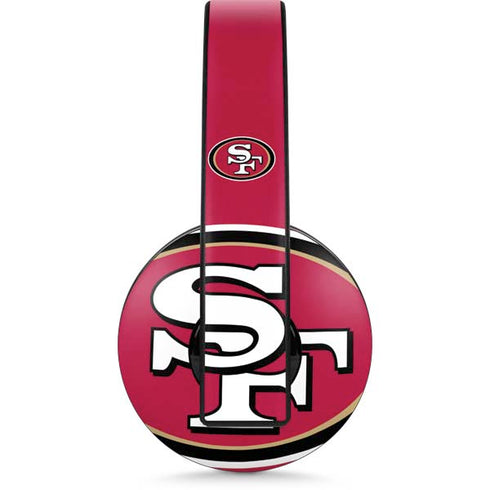 NFL San Francisco 49ers Large Logo PlayStation 4 Gold Wireless Headset Skin