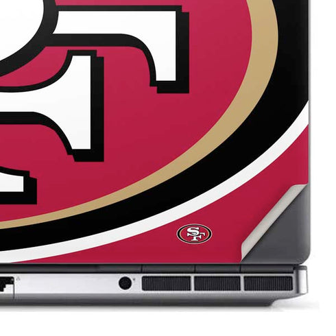 NFL San Francisco 49ers Large Logo Dell Precision Skin