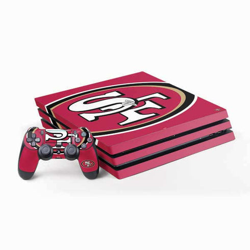 NFL San Francisco 49ers Large Logo PlayStation PS4 Skins