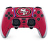 NFL San Francisco 49ers Large Logo PS5 DualSense Edge Pro Controller Skin