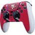 NFL San Francisco 49ers Large Logo PS5 DualSense Edge Pro Controller Skin