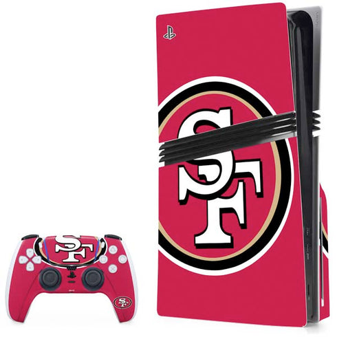 NFL San Francisco 49ers Large Logo PlayStation PS5 Skins