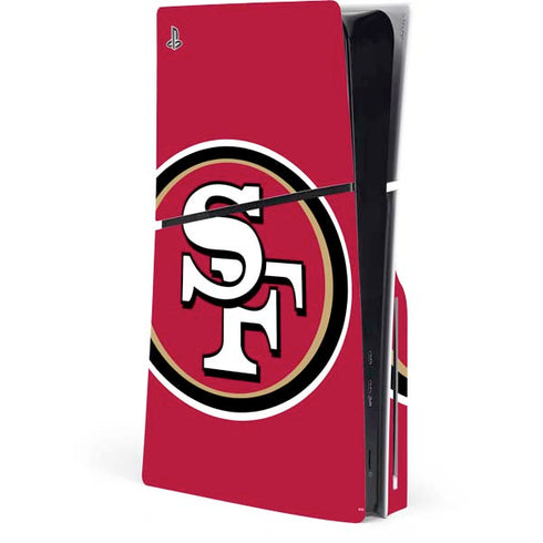 NFL San Francisco 49ers Large Logo PlayStation PS5 Skins