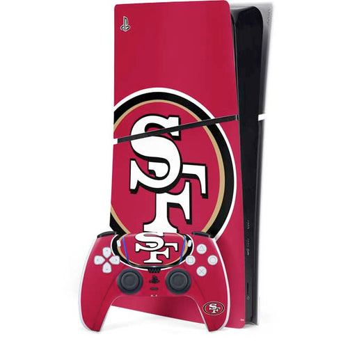 NFL San Francisco 49ers Large Logo PlayStation PS5 Skins