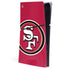 NFL San Francisco 49ers Large Logo PS5 Slim Digital Edition Console Skin