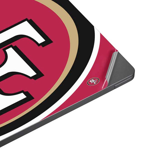 NFL San Francisco 49ers Large Logo Surface Laptop 7 15in Skin