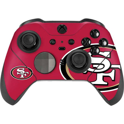 NFL San Francisco 49ers Large Logo Xbox Elite Wireless Controller Series 2 Skin