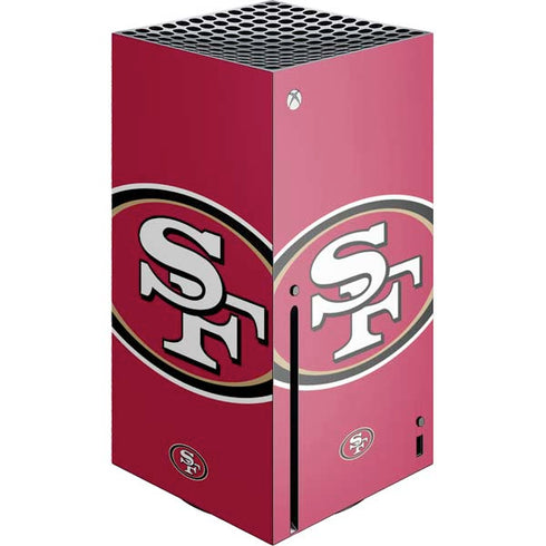 NFL San Francisco 49ers Large Logo Xbox Series X Skins