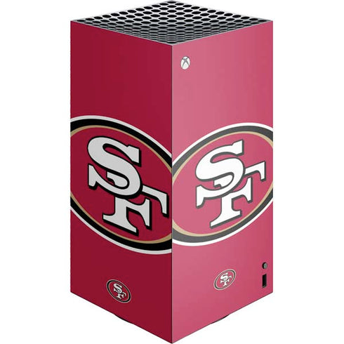 NFL San Francisco 49ers Large Logo Xbox Series X Skins