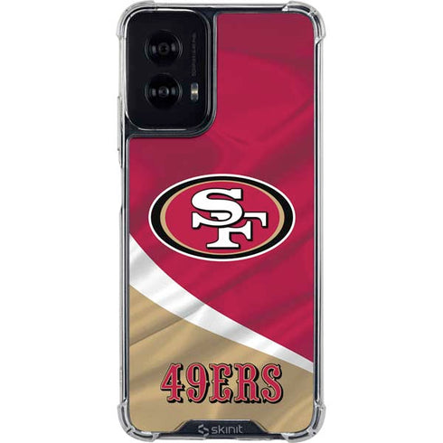 NFL San Francisco 49ers Moto G Power 5G (2024) Clear Case