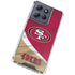 NFL San Francisco 49ers Moto G Power 5G (2025) Clear Case
