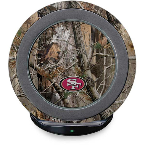 NFL San Francisco 49ers Realtree AP Camo Fast Charge Wireless Charging Stand Skin