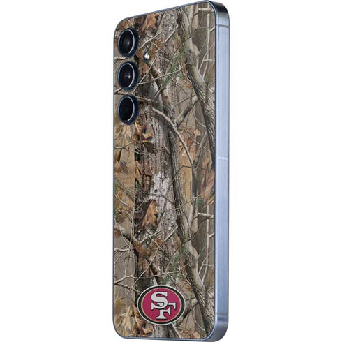NFL San Francisco 49ers Realtree AP Camo Galaxy A55 5G Skin