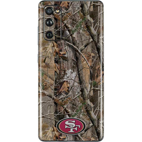 NFL San Francisco 49ers Realtree AP Camo Galaxy S20 Fan Edition Skin