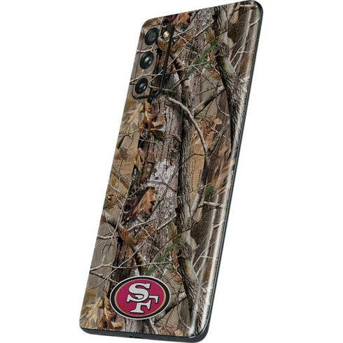 NFL San Francisco 49ers Realtree AP Camo Galaxy S20 Fan Edition Skin