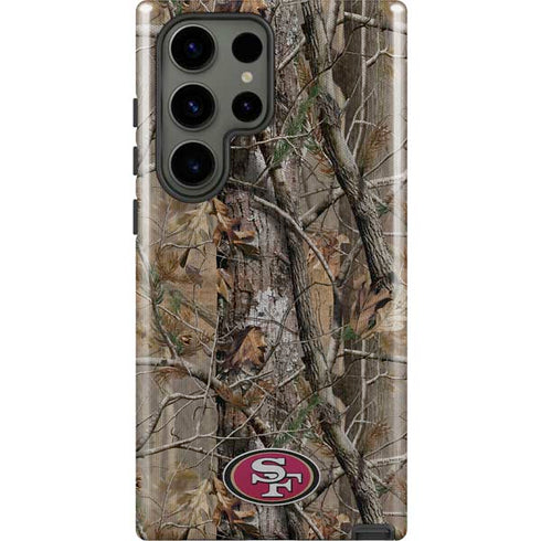 NFL San Francisco 49ers Realtree AP Camo Galaxy S23 Ultra Pro Case