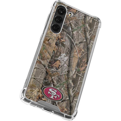 NFL San Francisco 49ers Realtree AP Camo Galaxy S24 FE Clear Case