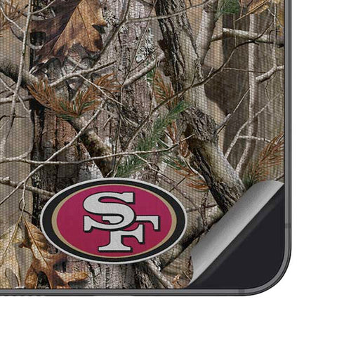 NFL San Francisco 49ers Realtree AP Camo Galaxy S25 Plus Skin