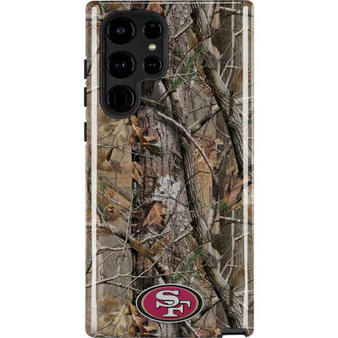 NFL San Francisco 49ers Realtree AP Camo Galaxy S25 Ultra Impact Case