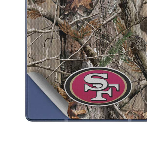 NFL San Francisco 49ers Realtree AP Camo Galaxy Z Fold6 Skin