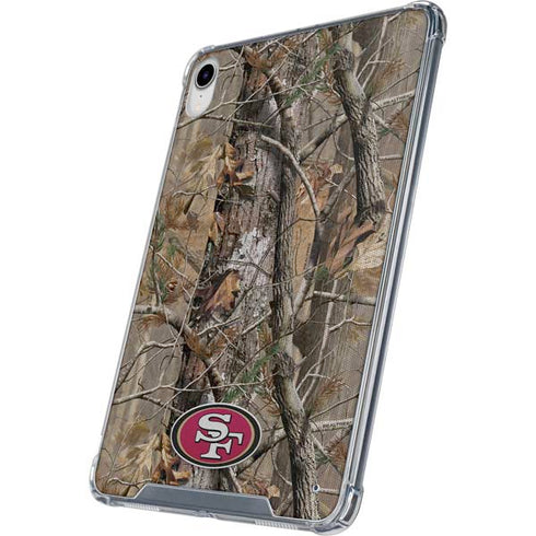 NFL San Francisco 49ers Realtree AP Camo iPad 11th Gen (2025) Clear Case