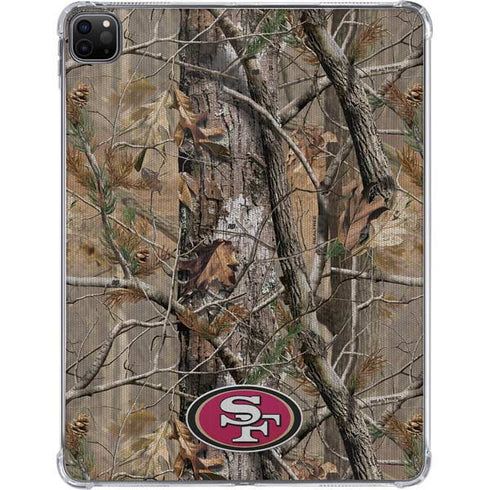 NFL San Francisco 49ers Realtree AP Camo iPad Pro 11in (2024) Clear Case