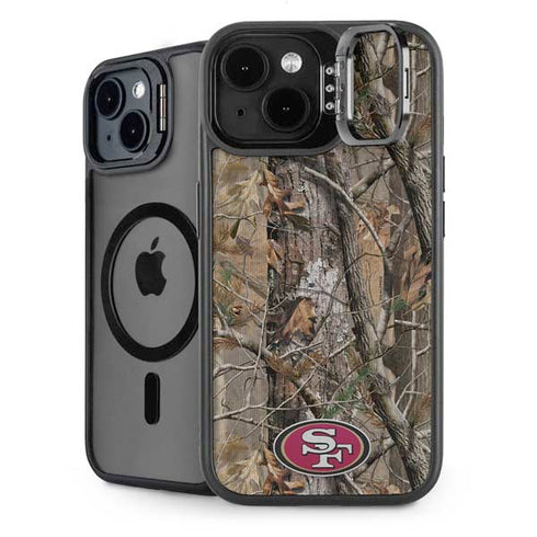 NFL San Francisco 49ers Realtree AP Camo iPhone 13 Kickstand Case