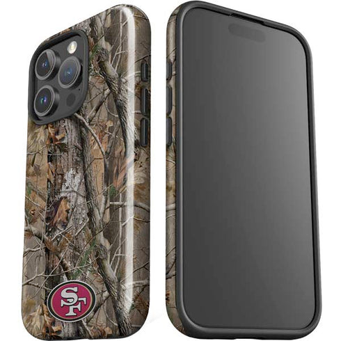 NFL San Francisco 49ers Realtree AP Camo iPhone 16 Pro Max Impact Case