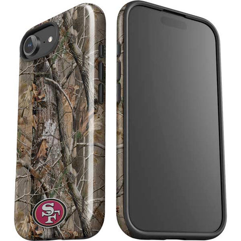 NFL San Francisco 49ers Realtree AP Camo iPhone 16e Impact Case