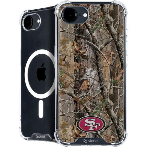 NFL San Francisco 49ers Realtree AP Camo iPhone 16e MagSafe Case