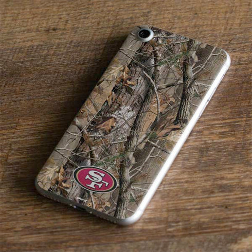 NFL San Francisco 49ers Realtree AP Camo iPhone 8 Skin