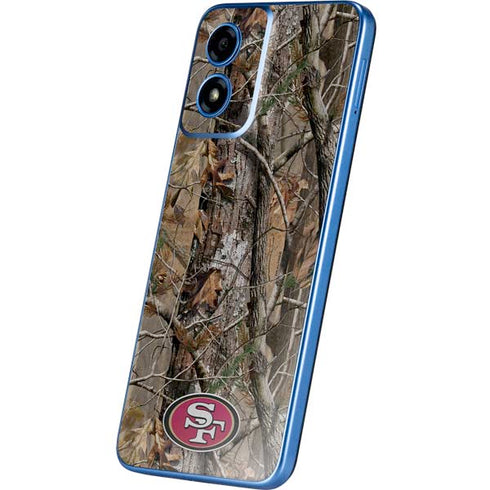 NFL San Francisco 49ers Realtree AP Camo Moto G Play 4G (2024) Skin