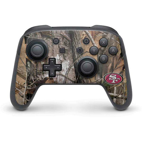 NFL San Francisco 49ers Realtree AP Camo Nintendo Skins