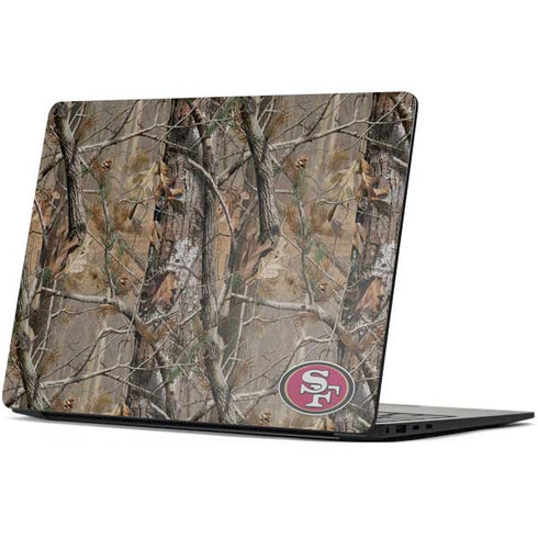 NFL San Francisco 49ers Realtree AP Camo Surface Laptop 7 13.8in Skin