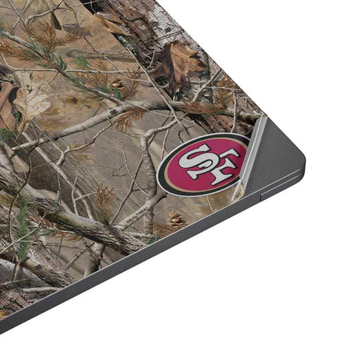 NFL San Francisco 49ers Realtree AP Camo Surface Laptop 7 13.8in Skin
