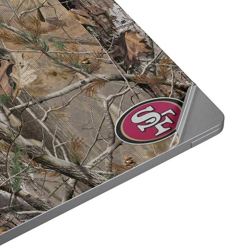 NFL San Francisco 49ers Realtree AP Camo Laptop Skins