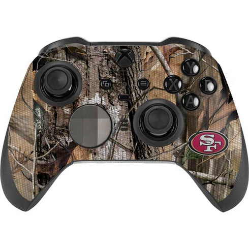 NFL San Francisco 49ers Realtree AP Camo Xbox Elite Wireless Controller Series 2 Skin