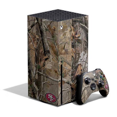 NFL San Francisco 49ers Realtree AP Camo Xbox Series X Skins