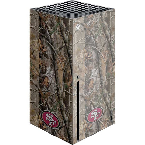 NFL San Francisco 49ers Realtree AP Camo Xbox Series X Skins