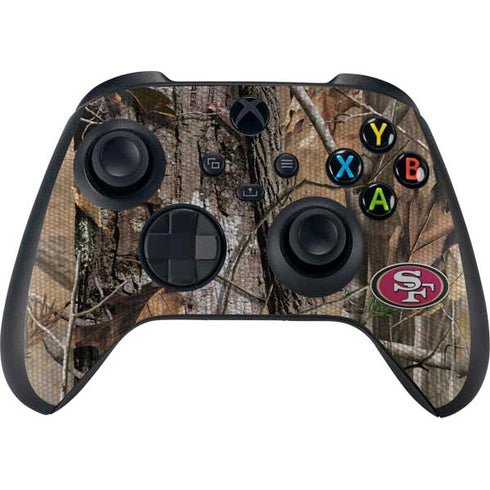 NFL San Francisco 49ers Realtree AP Camo Xbox Series X Skins