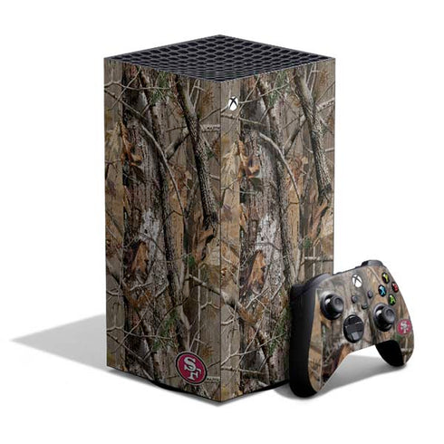 NFL San Francisco 49ers Realtree AP Camo XBox Series X Digital Edition Bundle Skin
